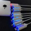 LED LightUp Data Sync Charging Cable Cord for iPhone 5S/ 6/6S LED